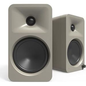 Kanto ORA4 140W Powered Reference Speakers met Bluetooth 5.0 en USB-C ingang, 4"" woofers, bi-versterkt, referentiekwaliteit geluid, paar, maan