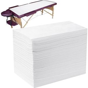 100 stuks wegwerp-massage-spa-lakens, zachte vliesstof, massagetafel, beschermdekbedden voor schoonheidssalon, spa, massage, hotels, 180 x 80 cm