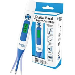 Digitale basale medische thermometer voor baby's, kinderen en volwassenen, koortsalarm Flexibele punt Snelle en nauwkeurige temperatuurmeting voor orale, rectale of okseltemperatuurmeting Gemakkelijk