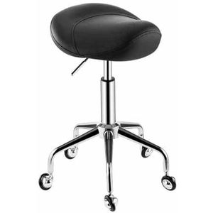 Verstelbare Zadelkruk Stoel, Ergonomische Rolstoel, Zware Metalen Basis For Schoonheidssalon, Massage, Tandartskliniek, Thuiskantoor(Color 4)
