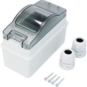 HT-2 Fotovoltaïsche verdeeldoos, waterdicht voor buiten, IP65, paneelinstallatie, MCB zonne-aansluitdoos voor buiten, van 2-weg butadieen-ABS-kunststof (40A FXBZ-63 en HT-2)