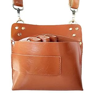 Salon kapper gereedschap, Schaarzak Heuptas Opbergholster PU-leer Multicolor Verpakking van 7 7 Gereedschapscapaciteit(Yellow)