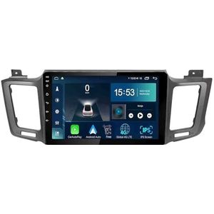 Android 14.0 2 Din Autoradio 9"" Touchscreen Auto Stereo voor Toyota RAV4 2012-2018 met Draadloze Carplay Android Auto GPS navigatie AHD Omgekeerd beeld Stuurwielbediening(S-1(2G+32G))
