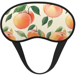 Slaap-oogmasker voor vrouwen en mannen, zacht, comfortabel slaapmasker, verduisterend, slaapoogbedekking voor reizen, yoga, dutje, werk, perzik