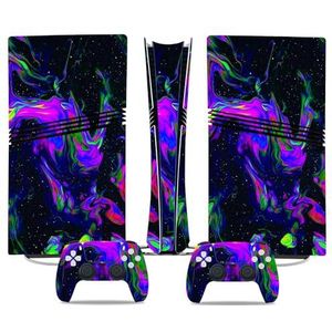 Voor PS5 PRO Skin Digital Edition Console En Controller Vinyl Cover Skins Wraps Krasbestendig, Compatibel Met Voor PS5 Digital Edition Pro 54059 Geen Schuimvorming Bubbelvrij