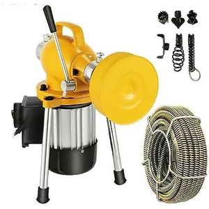 Professionele Bagger Machine 400W Elektrische Pijp Plunger Huishoudelijke Gootsteen Riool Wc Verstopping Buis Unblocker Cleaning Tools Elektrisch gereedschap
