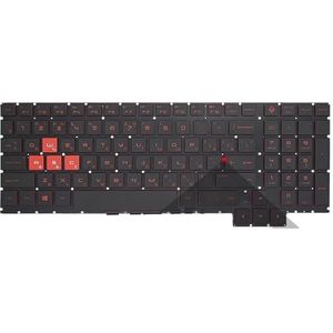 Russisch/Duits verlicht toetsenbord voor HP OMEN 15-CE CE000 -CE010CA CE051NR -CE001TX Toetsenborden Laptop PC-onderdelen(RU Red Word Backligh)