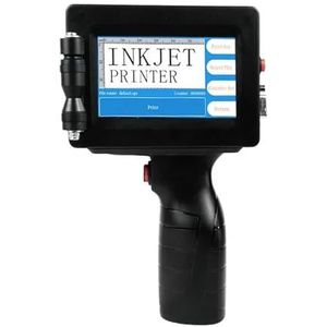 12,7 mm meertalige handbediende afdrukdatumcoder Batchnummer inkjetprinter Kartonnen verpakking inkjetprinter Breed printmateriaal