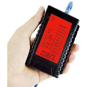 Energiemeter voor optische vezels NF-468PF POE Tester Detection Standard LAN Network Cable Continuïteit Test RJ11 RJ45 LED Licht