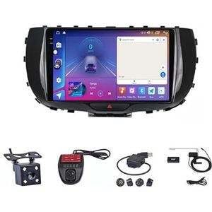 Android Autoradio Video Multimedia Speler, 9 Inch Touch Screen Radio Plug And Play Autotoebehoren met Bluetooth En Navigatie En Achteruitrijcamera Voor Kia Soul SK3 2019 2020 (Size : M400S 4G+WIFI 4G