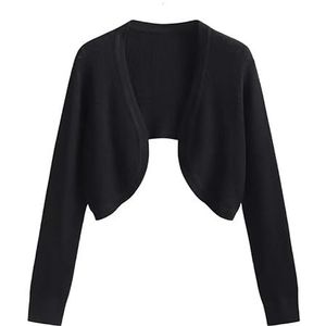 Zonnebrand Cardigan Dunne Dames Sjaal/398/5(Black)