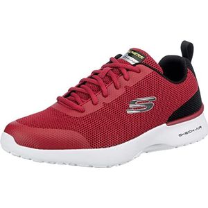 Skechers Synergy Loving Life Sneakers voor dames, Redl Knit Synthetische Zwarte Trim, 43 EU