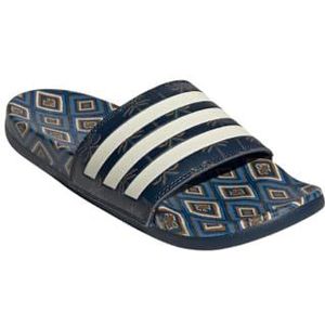 adidas Adilette Comfort Slides voor dames, Night Indigo Cream White Night Indigo, 44 EU