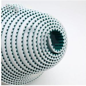 Drive Belts Groen Voor HTD 14M Open Band PU Polyurethaan Staal Voor HTD14M Synchrone Transportband Timing(1 Meter,20mm)