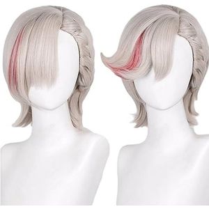 Cosplay Wigs Kostuum Pruik Lyney Cosplay Anime Party Pruiken Vrouwen Zijscheiding Gevlochten Synthetisch Haar Pruik + Pruik Cap For party