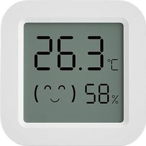 Tuya Temperatuur-vochtigheidssensor Mini LCD Digitaal Display Compatibel Met Bluetooth APP Afstandsbediening Thermometer Hygrometer Nauwkeurige Monitor(Zigbee Version)