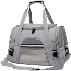 Transportbox voor Kat Tas Voor Huisdieren Draagtas Voor Huisdieren Reistas Voor Huisdieren Puppytuigje Outdoorproducten Rugzak Handtassen Hondentas (Color : A, Size : 43X28X25CM)