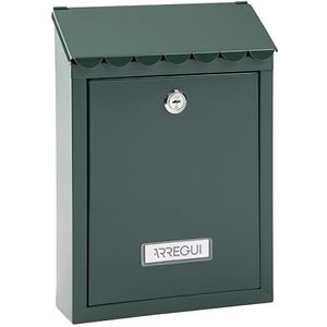 ARREGUI - Civic E5723-C - Buitenbrievenbus - Groen - Voor DIN A5 Enveloppen