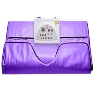 Saunadeken, Ver-infrarood saunadeken, afslankdeken for gewichtsverlies, duindoorn stoomzak for thuisontvochtiging en gebruik in de koude sauna(Purple)
