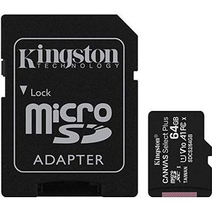 Originele Kingston MicroSD SDHC geheugenkaart 64GB voor Samsung Galaxy J3 2016 Duos - 64GB
