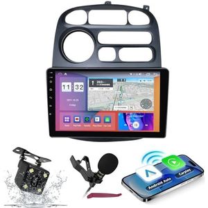 Android 14 Auto Stereo Navi voor H-yundai H-1 Starex (1997-2007) 9 ""QLED-scherm Autoradio met draadloze carplay Android Auto GPS-navigatie met Bluetooth 5.0 HIFI FM 5G-WiFi SWC MIC,M700s