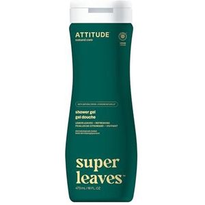 Attitude Super Leaves 11292 Douchegel, hypoallergeen, regenererend, citroenbladeren, 473 ml