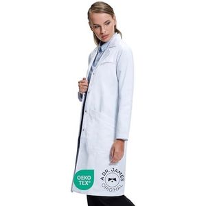 Dr. James Dameslabjas, Klassieke Pasvorm, Meerdere Zakken, Wit (34)