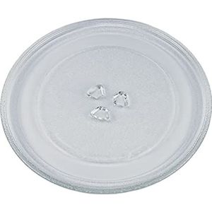 Draaiplateau van glas voor lg magnetron met 3 inkepingen 24,5 cm diameter