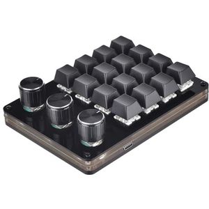 DINSOAVR Macro Toetsenbord Programmering Toetsenbord 16 Sleutel 3 Knop Mechanische Toetsenbord Knop Pad Voor Hot Swap Gaming
