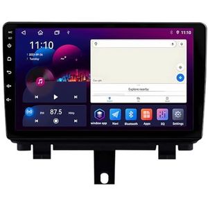 Android 13 GPS Navigation Stereo voor Audi Q3 2013-2017 9 Inch 2 Din Car Stereo Radio met CarPlay AHD Omgekeerd beeld Bedieningselementen op het stuur Bluetooth(S7 8G+256G)