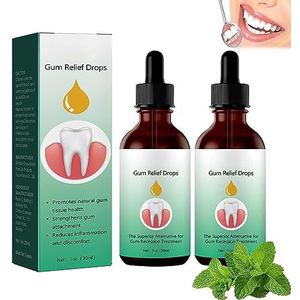 Gum Regrowth Drops,Gingival Care and Restoration Agent,Natural Gentle Gum Restore Plus Liquid Drops,Receding Gum Repair,Rejuvenate Your Gums with Ease,Gum Health Promotes,Keep Teeth and Gum Healthy
