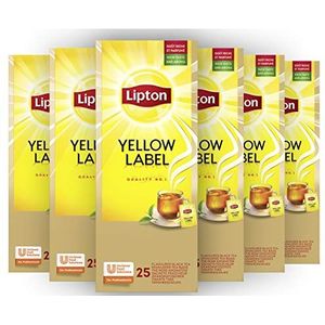 Lipton Yellow Label Zwarte Thee - 6 x 25 zakjes