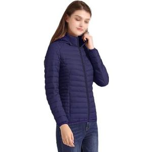 Niiyyjj Winter Parka Ultralight Gewatteerde Puffer Jacket Voor Vrouwen Jas Met Capuchon Warm Lichtgewicht Uitloper, marineblauw, XL