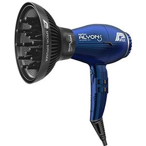 Parlux Alyon Föhn & Diffuser Gift Set In Night Blue. Lichte, lange levensduur professionele haardroger met Air Ionizer Technology. 2250 W föhn met 2 snelheden, 4 temperaturen en Magic Sense diffuser.