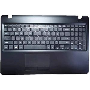 Laptop omhulsel rond toetsenbord & Toetsenbord & Touchpad Voor For Samsung NP530E5M Zwart Verenigde Staten Lay-out