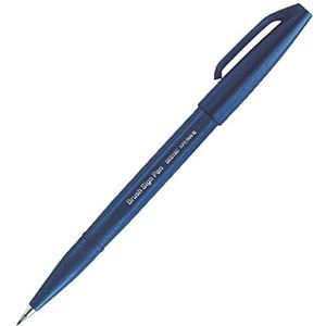 Pentel Brush Sign Pen SES15C 1 Stuk donkerblauw