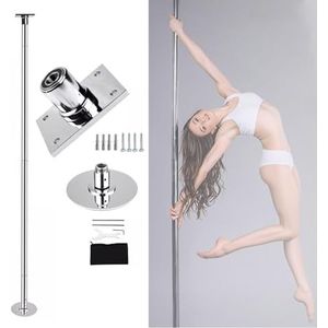 Home Stripper Pole, Fitness Roterende Danspaal Draagbare Afneembare 45mm Danspaal Kit For Fitness Club Party Bar