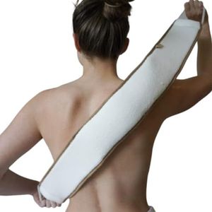 Loofahcrafts Luffa-spons, rugscrubber, peeling-rugband, natuurlijke Egyptische luffa-rugband, badspons, rugborstel, luffah loofah douchespons, douchespons, douchespons