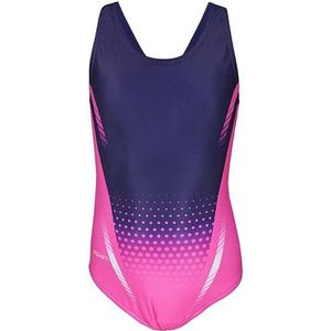 Aquarti Meisjes Badpak Chloorbestendig Badpak Muscleback Watersport, EP2274a3 Rosa, 134