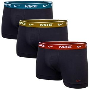 Nike 0000KE1008 boxershorts 3 stuks L, zwart, L, Zwart, L