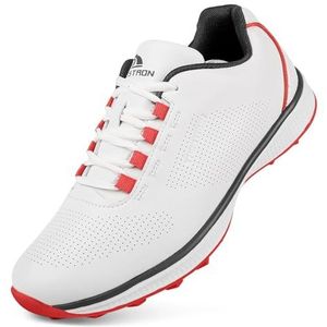 PENXZT Waterdichte en spikeloze golfschoenen voor heren Antislip, lichtgewicht en ademende golfsportsneakers,B,39 EU