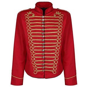 Ro Rox Steampunk Napoleon Officier Parade Jacket voor heren