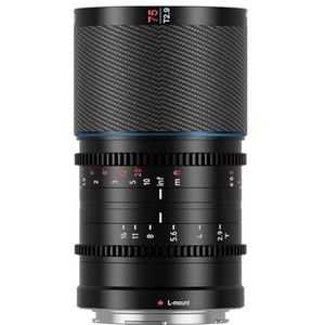 SIRUI Saturnus 75mm T2.9 1.6X Full Frame Koolstofvezel Anamorfe Lens, Cine Lens Minder Dan 500g (Nature Flares, L Mount)