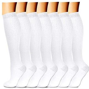 DRESHOW Compressiesokken voor Mannen & Vrouwen voor Atletiek Lopen Reizen Fietsen