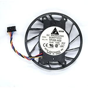 Delta TP39X-A00 BUB0712HH 0.68A DC12V 4-line Commercial Desktop CPU Cooling Fan