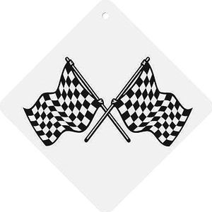 6 Stks Opknoping Luchtverfrissers voor Auto Diffuser Ornamenten Geruite Vlaggen Race Vlag Vernieuwen Lucht Geurig voor Meisjes Vrouwen Auto Interieur Gift Set Grappige Auto Accessoires Decor Lavendel