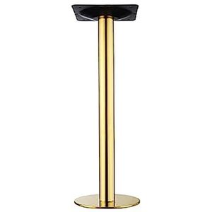 WWERTYY Roestvrij staal Heavy Duty Enkele Kolom Tafelpoot voor Keuken Werkbladen en Salontafels Aangepaste Hoogte 35 ""Gouden Afwerking