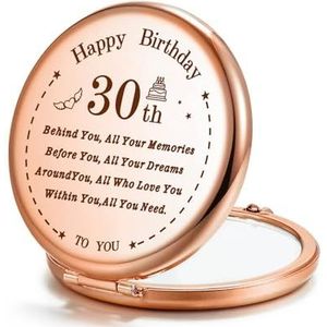 VivaJoy30e compacte make-upspiegel in zak - verjaardagscadeaus voor vrouwen, ideeën en tips