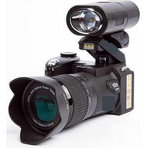 Digitale Camera, 24X Optische Zoom Professionele DSLR Camera for Fotografie Autofocus 33MP Drie Lens 1080P HD Digitale Video Camcorder Outdoor(No SD Card,With Flashlight)