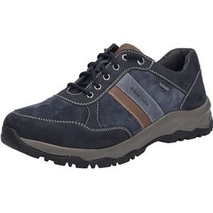 Josef Seibel HEREN Lage Sneaker Leroy 56, Mannen Sneakers,Schoenbreedte H (Groot),verwisselbaar voetbed,waterdicht,Blauw (indigo-kombi),44 EU / 9.5 UK